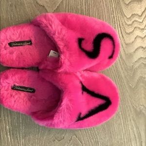 Hot pink Victoria secret slippers